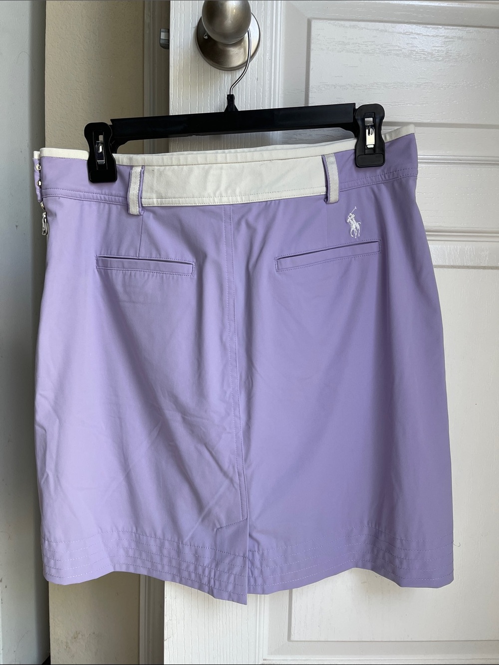 Polo by Ralph Lauren Lilac Golf Skort with White Trim - Picture 2 of 10